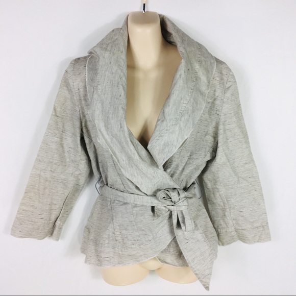 Raison d’etre linen is my luxury blazer size L - Picture 1 of 7